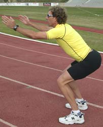 "Jump" Squat-Position 4 (Initiating Jump/Acceleration Phase)