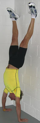 Inverted Push Up: 90 Off Wall-1