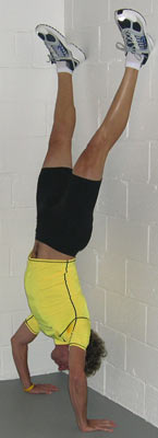Inverted Push Up: 90 Off Wall-2