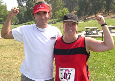 Ron & Cindy @ 2004 Danskin Triathlon