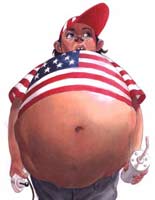 Obese Child Cartoon