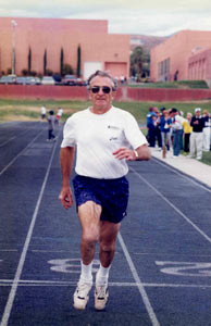Active Senior Paul Bambrook Sprinting!